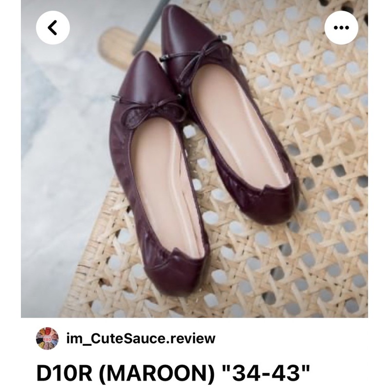 รองเท้าจากเพจim_CuteSauce.review,U are Sunshine