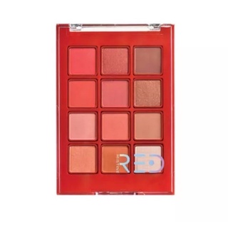 (Exp.05/2025) มิสทิน เรด เวลเวท อายแชโดว์ MISTINE RED VELVET EYESHADOW 7.2 g