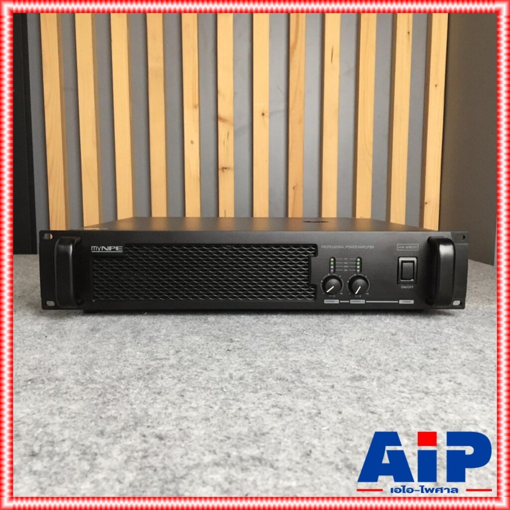 MYNPE HX-2600 poweramp เพาเวอร์แอมป์ 2 Channel ขนาด 2U กำลังขับ 350W X2 8โอห์ม เพาวเวอร์แอมป์ Class-