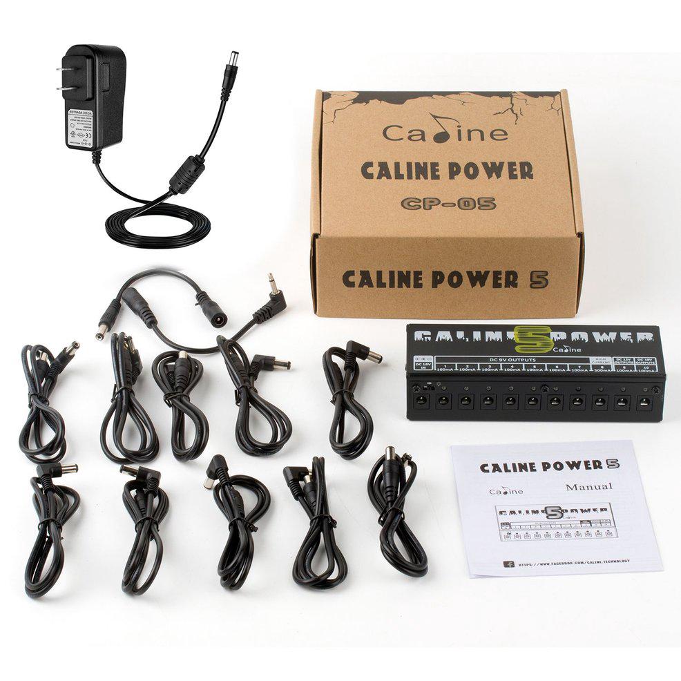 caline cp - 05 10 ports isolated เอาท์พุทพาวเวอร์ซัพพลายสําหรับกีตาร์เอฟเฟค