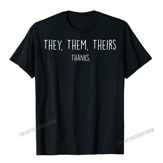 เสื้อยืดครอปเสื้อยืดลําลอง ผ้าฝ้าย แขนสั้น พิมพ์ลาย Theirs Non Binary Lgbt แฟชั่นสําหรับผู้ชายS-5XL