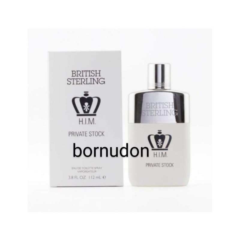 British Sterling 🇬🇧 H.I.M Private Stock 3.8 oz/112 ml EDT Spray new in box