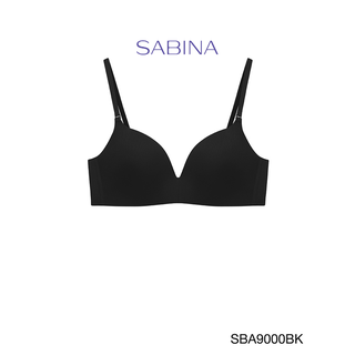 SABINA BRALESS เสื้อชั้นใน รุ่น DOOMM DOOMM (ไร้โครง) รหัส SBA9000BK สีดำ