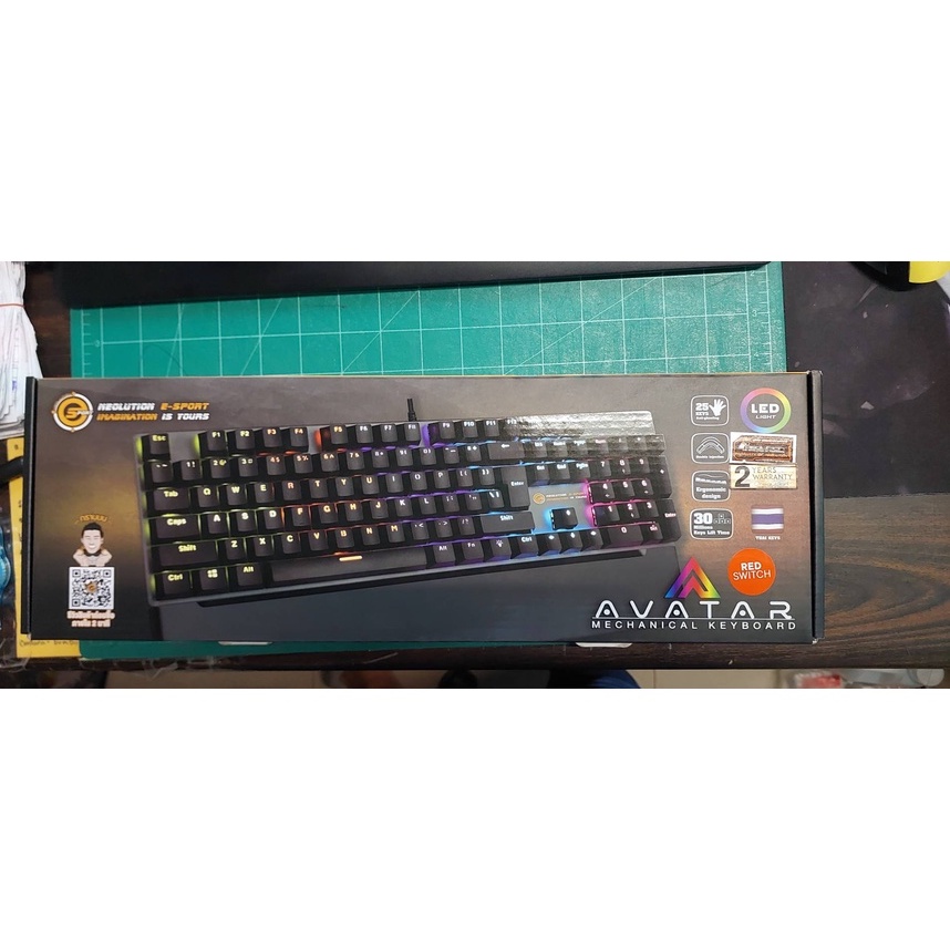 พร้อมส่ง คีย์บอร์ด Neolution E-Sport AVATAR Gaming Keyboard Mechanical แมคคานิคอล มือสอง ใหม่เอี่ยม