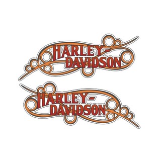 สติ๊กเกอร์ติดข้างถังน้ำมัน Harley-Davidson