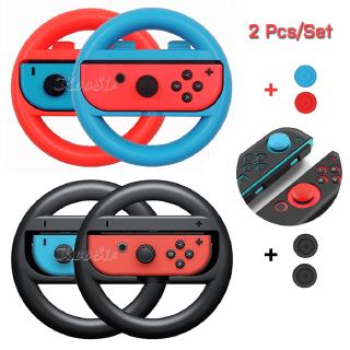 2 pcs Nintendos Switch Joy con Controller Racing Steering Wheel Nintendoswitch Handle Grips for NS Games