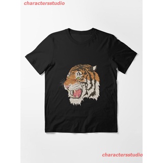 2022 Tiger Vector Art With Real 3D Effect T-Shirt เสื้อยืด ดพิมพ์ลาย ดผ้าเด้ง คอกลม cotton แฟชั่น sale Unisex