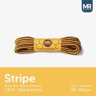MR Shoelaces CR13 Yellow Pensy (Jingga) เชือกผูกรองเท้ากลม ล…