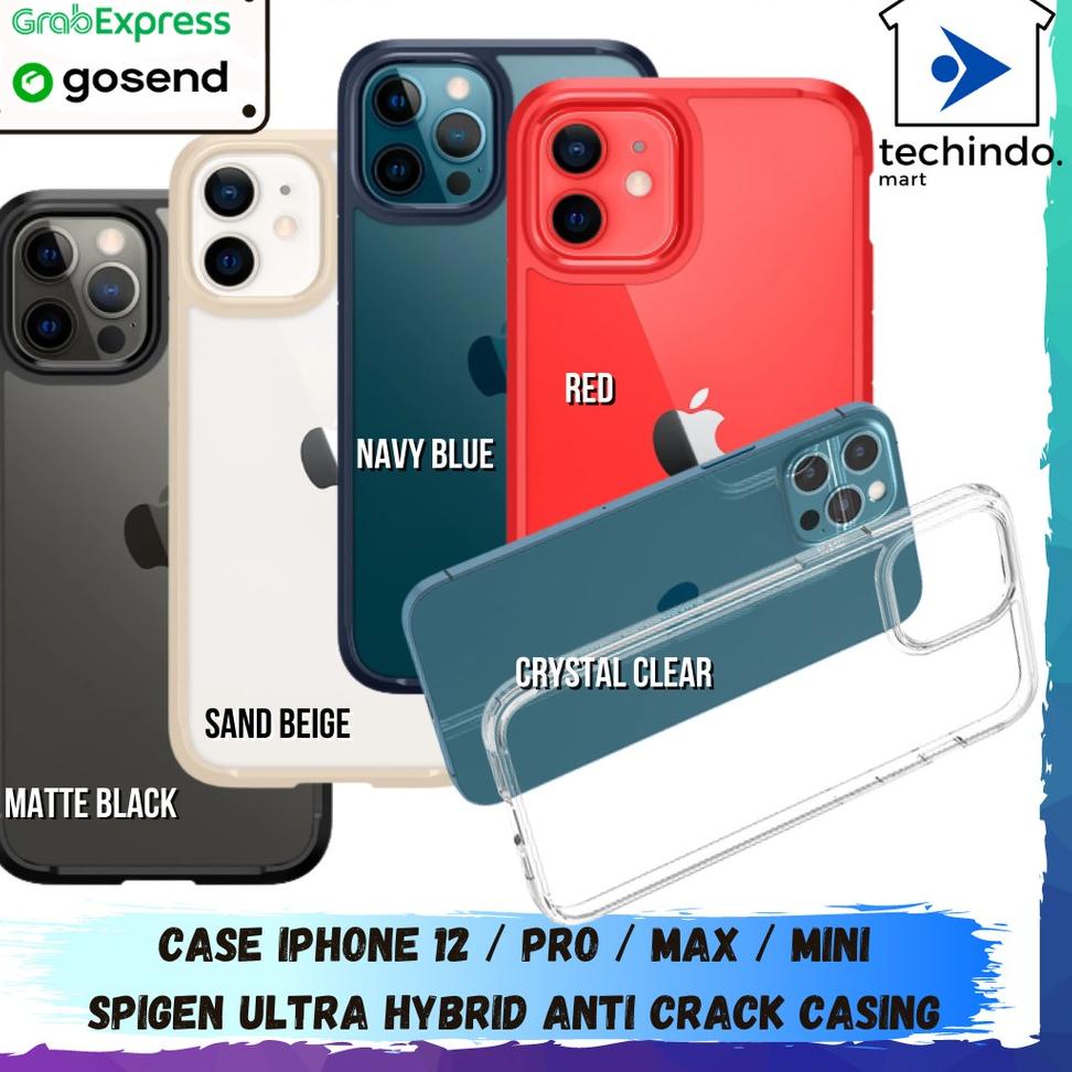 B4y ,&gt; Case iPhone 12 / Pro / Max / Mini Spigen Ultra Hybrid Anti Crack Case Hurry Up To Buy