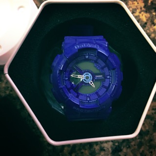 G-Shock สีน้ำเงิน ของแท้ การันตี พร้อมกล่องอุปกรณ์ warranty