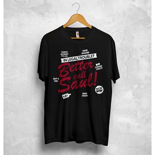 Yuanl5 [XS-6XL] เสื้อยืดแขนสั้น พิมพ์ลาย Better Call Saul Breaking Bad Saul Goodman Pinkman Heisenberg Blue Meth พลัสไซซ