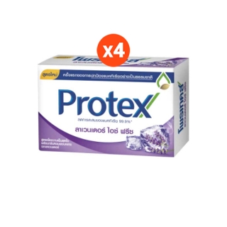 Protex โพรเทคส์ สบู่ก้อน ลาเวนเดอร์ ไอซ์ ฟรีซ 65 กรัม รวม 4 ก้อน