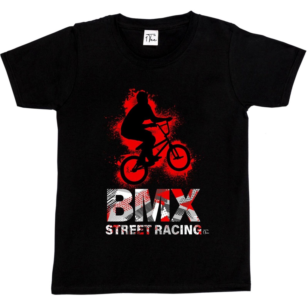 ขายดีที ่ สุด Boys Bmx Street Racing พิมพ ์ ลายกราฟิก Unseix Tshirts
