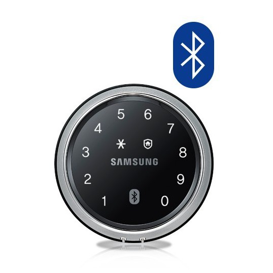 SAMSUNG SHP-DS705 Digital Door Lock มี Bluetooth ใช้งานผ่าน App บน SmartPhone ได้ จำหน่ายโดย iSystem
