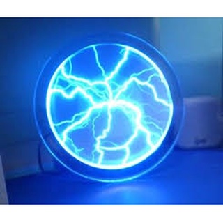 พลาสม่าดิส 8 นิ้วแสงสีฟ้า เต้นตามจังหวะเพลง LUMIN BLUE LIGHTNING  8 INCH. PLASMA DISK  VOICE ACTIVATED