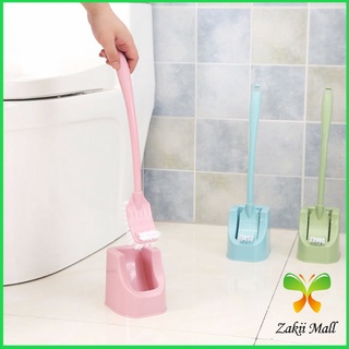 Z.M. แปรงขัดห้องน้ำ หัวแปรง 3 สี แปรงขัดห้องน้ำ Toilet Brush