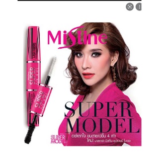 ⚡FLASH SALE⚡♡พร้อมส่ง์  Mistine SuperModel Miracle Lash Mascara มิสทิน ซุปเปอร์โมเดล มาสคาร่า ขนตายาวและหนาขึ้น ติดทนยาว