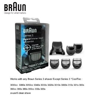 Braun Series 3 หัวใบมีดโกนหนวดไฟฟ้า 1 ชิ้น + หวี 5 ชิ้น BT32