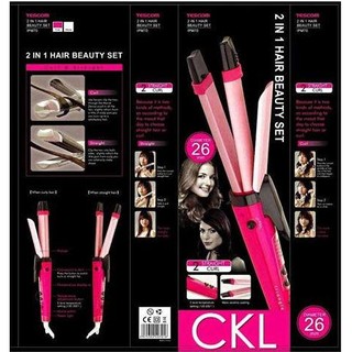 🔥สินค้าพร้อมส่งทุกวัน🔥CKL เครื่องหนีบผม รุ่น CKL 736 - สีชมพู