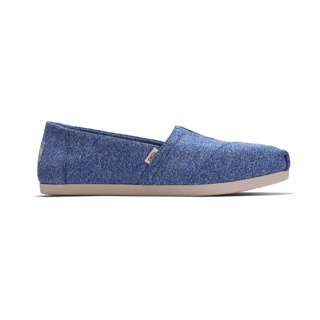 TOMS รองเท้าลำลองผู้หญิง รุ่น Alpargata Seasonal Vallarta Blue REPREVE Melange Knit earthwise™