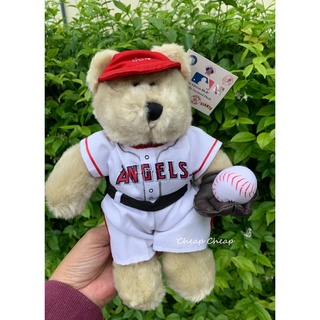 Starbucks Coffee Bearista Plush 9” Bear Anaheim Angels 2003 1st Ed MLB