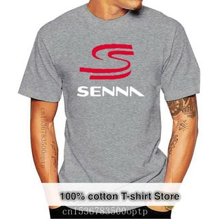 เสื้อยืดผ้าฝ้ายพรีเมี่ยม เสื้อยืด ผ้าฝ้าย พิมพ์ลาย Ayrton Senna Legend Racer สองด้าน แฟชั่นฤดูร้อน สําหรับผู้ชาย 2022