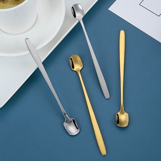 Stainless Steel Gold Mini Spoon / Coffee or Tea Stir Spoon / Taste Smell, Novelty Design Tableware Gold Trim