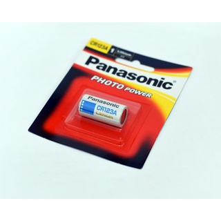 Battery Panasonic#ถ่าน Panasonic CR-123A Lithium 3V.(CR123A) ถ่านกล้องฟิล์ม#รับประกันของเเท้เเน่นอนแท้100%