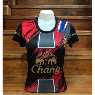 New เสื้อบอลหญิงทีมไทยแลนด์ ขนาดฟรีไซร์ อก32-38