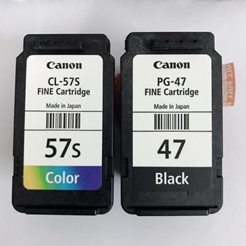 Canon เครื่องพิมพ์ Canon pg-47 cl-57 ตลับหมึก E400 410 417 460 470 477 480 เครื่องพิมพ์ Canon pg-47 