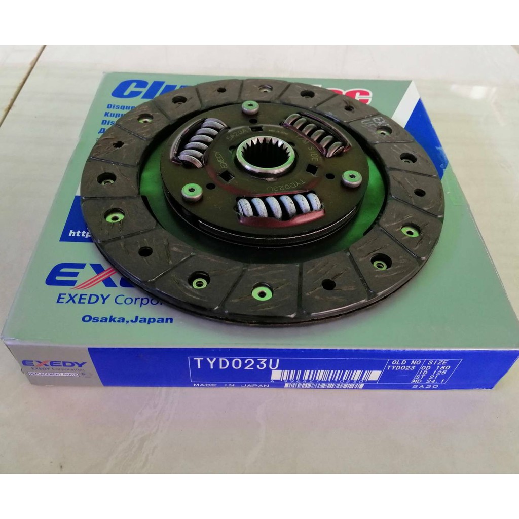 จานคลัช (ผ้าคลัช) TOYOTA 3K,4Kสตาร์เลส  7" 21ฟัน DKแท้ๆ ราคาอันละ 750 บาท