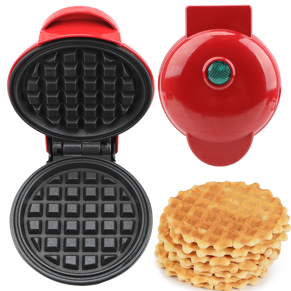 ☑ Egg Cake Oven Breakfast Waffle Molds Pan Eggette Machine EU Plug ...