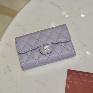 [ของแท้💯] New CHANEL Classic Medium Trifold Wallet