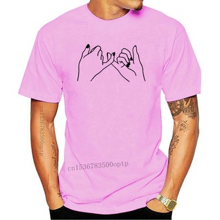 ขายดี เสื้อยืดลําลอง แขนสั้น พิมพ์ลาย PINKY PROMISE 5 สี S-696 FJealk78KNpgbh18S-5XL