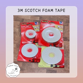 3M Scotch® Foam Tape // 3เอ็ม เทปโฟมกาวสองหน้า เทปโฟมอเนกประสงค์ หลากหลายขนาด