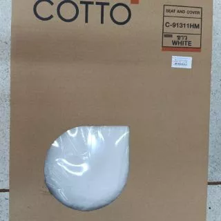 Cotto C91313 และ C91311 ฝารองนั่ง (มีน๊อตและอุปกรณ์ติดตั้ง) (Soft Close) มีให้เลือก 2 รุ่น