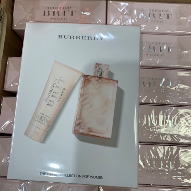 burberry brit sheer set