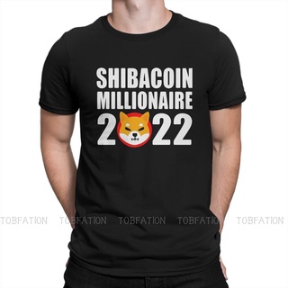 เสื้อยืดวินเทจMillionaire เสื้อยืดลําลอง ผ้าฝ้าย แขนสั้น พิมพ์ลาย Shiba Inu โอเวอร์ไซซ์ สําหรับผู้ชาย 2022S-5XL