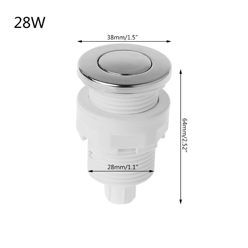 Air Pressure Switch On Push Button For Bathtub Garbage รูปที่ 2
