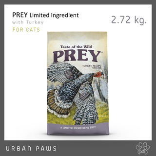 [EXP 12/2023] อาหารแมว Taste of The Wild PREY - Turkey สูตรไก่งวง ขนาด 2.7 Kg.