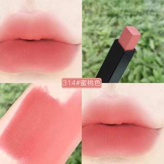 ✨Cod เครื่องดนตรี✨ลิปสติกติดทนนาน LOVE CAUTION, อิฐ, ส้ม, สีแดง