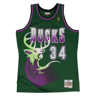 Mitchell and Ness เสื้อ Swingman RAY ALLEN MILWAUKEE BUCKS 1996-97 M&amp;N HWC SWINGMAN