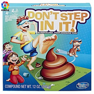 เกมของเล่นDon  T Step In It เสื้อยืดลําลองแขนสั้นคอกลมพิมพ์ลาย Dont Step In It Interaction Party Game