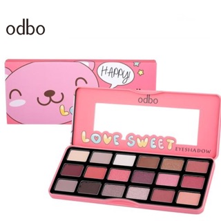 odbo Love Sweet Eyeshadow OD262 พาเลทอายแชโดว์ อายแชโดว์พาเลท พาเลทแต่งตา