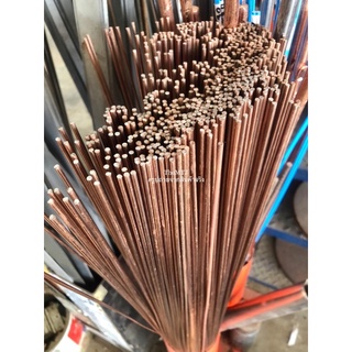 ลวดเชื่อมทองแดง “KOVET” ลวดเชื่อมแก๊ส ลวดเชื่อมผิวแดง 2.6mm ยาว 1 เมตร (แบ่งขาย) แพ็คละ 5 เส้น