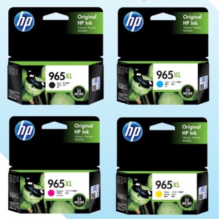 ตลับหมึกอิงค์เจ็ท HP 965XL BK C M Y ของแท้ ใช้กับรุ่น OFFICEJET PRO 9010 9012 9016 9018 9019 9020 9026 9028