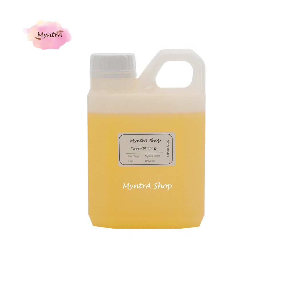 Tween20 ทวีน20 (Polysorbate20)  500 g. (450 ml.)