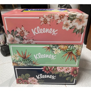 Kleenex กระดาษทิชชู่เช็ดหน้า บียู (รวม 3 กล่อง) และทิชชู่ Home Fresh Mart