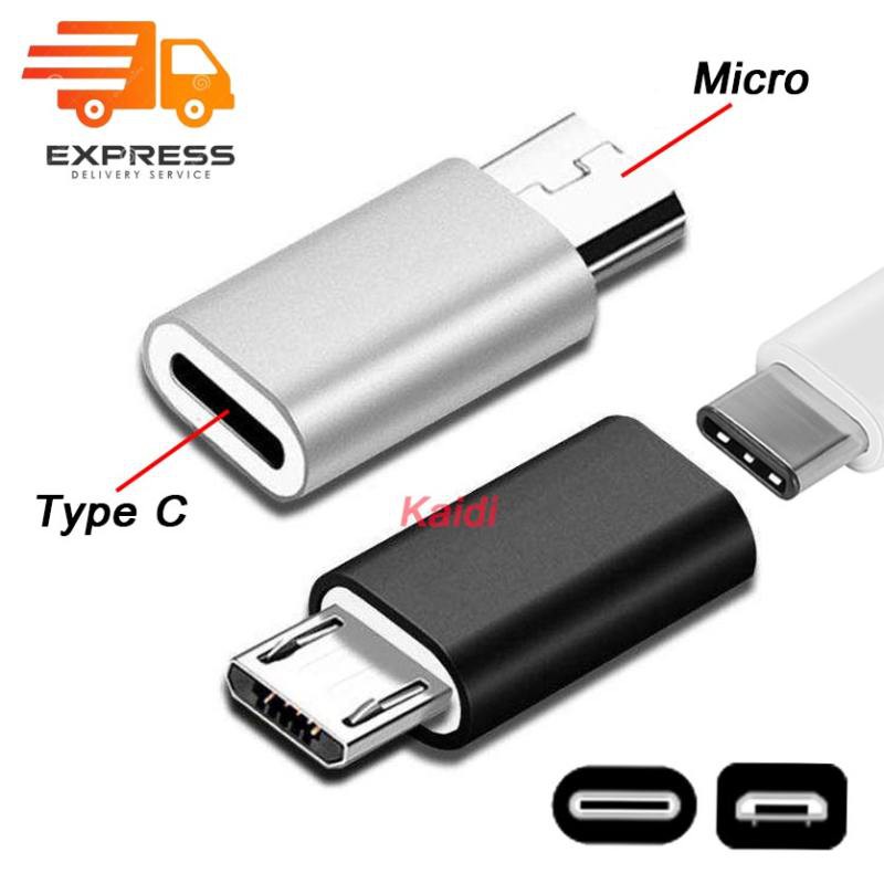 อะแดปเตอร์ หัวแปลง usb type-c ไปเป็น หัว micro usb สำหรับ ชาร์จ สมาร์ทโฟน สีดำ (ฺBlack)