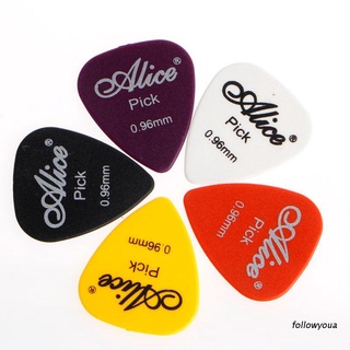 Folღ ปิ๊กกีต้าร์ไฟฟ้า Plectrum Plec อะคูสติกเบสคละสี 5 ชิ้น